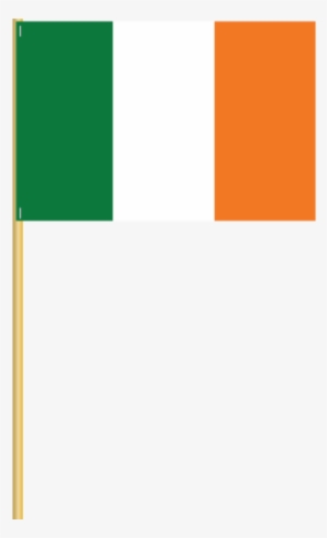 Ireland Cotton Stick Flag - Ireland Flag On Stick Png
