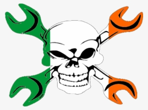 Ireland Clipart American - Irish Gear Skull Twin Duvet