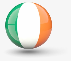 Illustration Of Flag Of Ireland - Ireland Flag Ball Png