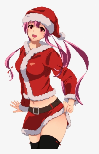 Yuno Gasai Human Hair Color Fictional Character Anime - Mirai Nikki Merry Christmas
