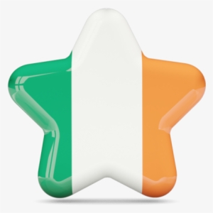 Glossy Wallpaper Star Shape Flag Of Irish - Irish Flag Star