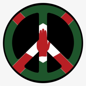 Northern Ireland Peace Symbol Flag 4 Saint Patricks - Northern Ireland Peace Flag