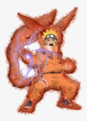 Narutoxns Naruto 1 Tail Fox Rasengan Render By Xsaiyan-d4n57k8 - Naruto Nine Tails Cloak 1