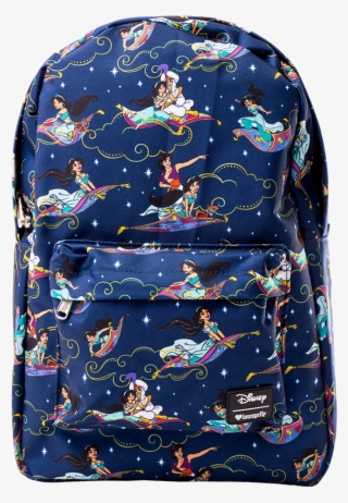 Aladdin Magic Carpet Ride Blue Loungefly Backpack - Aladdin Backpack
