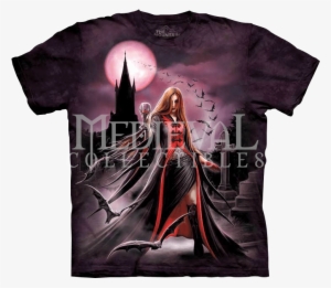 Blood Moon Vampire T-shirt - T Shirt Anne Stokes