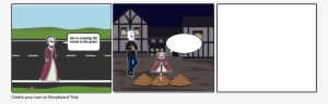 The Girl Grave - Cartoon