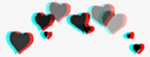 Glitch Heart Crown Aesthetic Tumblr - Transparent Heart Filter Png