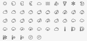 Icon Weather - Icon Outline