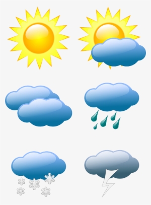 Weather Clipart Black And White - Weather Clipart