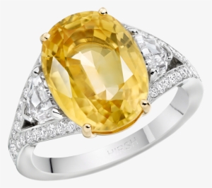 Yellow Sapphire Ring - Sapphire