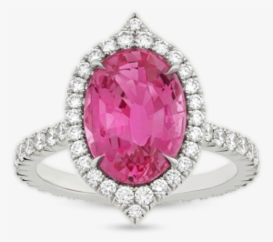 Untreated Pink Sapphire Ring, - Pink Sapphire