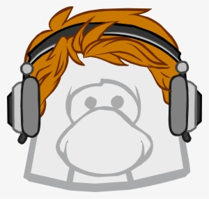 Redhead Headphones Clothing Icon Id - Club Penguin The Right