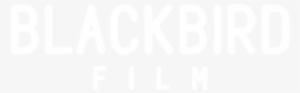 Blackbird Text Only Alpha Invert - Tiff Logo White