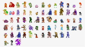 Smash Bros Roster In Bit Style Super Smash Brothers - Super Smash Bros Ultimate Characters