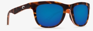 Costa Del Mar Copra Sunglasses In Shiny Retro Tort/cream/salmon,