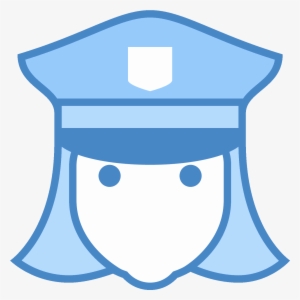 Policeman Female Icon - Icon