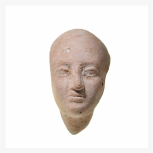 Head Of A Statuette - Carving