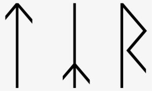 File - Tyr-runes - Svg - Symbol Of Tyr Norse Mythology