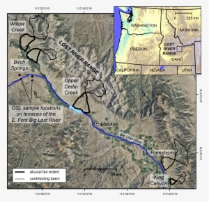 Location And Overview Of The Lost River Range - Lost River Range