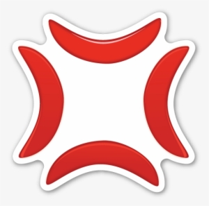 Emoji Symbol Emoticon Sticker Meaning - Anger Sign