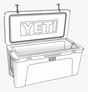 28 Collection Of Yeti Cooler Drawing - Open Yeti Cooler Drawing
