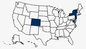 Okay, These Are Some States Where Owning Brass Knuckles - Silhouette Usa Map Outline