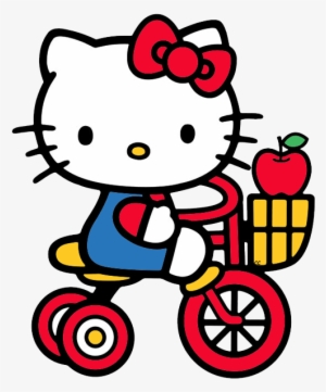 Bicycle Cycling Pinterest Hellokittybicyclepng - Hello Kitty Png