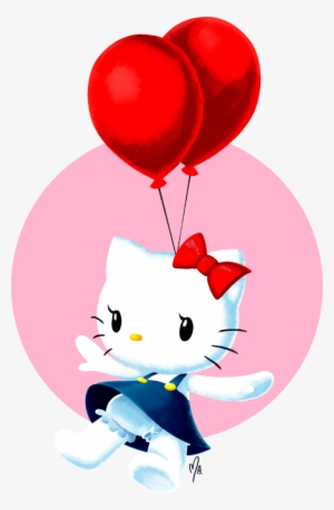 Hello Kitty World By Gatodelfuturo On Clipart Library - Hello Kitty Balloons Transparent