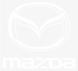 Logo Solid White Vertical - Mazda Logo Black