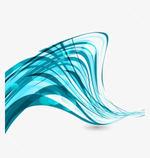 Turquoise Abstract Lines Png Transparent Image - Technology Vector Design Png