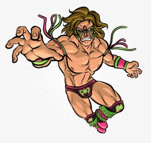 Wrestling - Ultimate Warrior Art Png