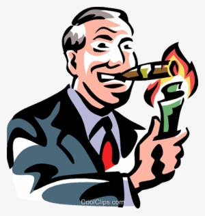 Blunt Clipart Cigar - Lighting Cigars With Money