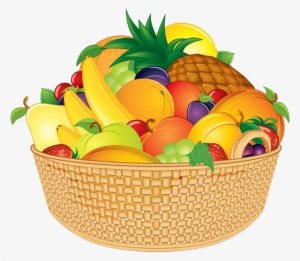 Fruit Basket Fruits And Vegetables Pictures, Food Clipart, - Fruits Basket Clip Art
