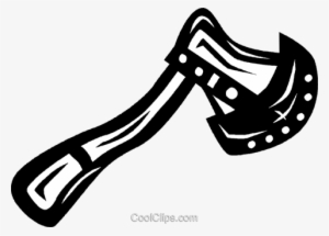 Hatchet Royalty Free Vector Clip Art Illustration