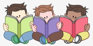 Reading - Kids Reading Clipart