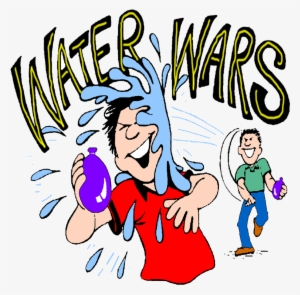 Fight - Water Balloon Fight Clipart