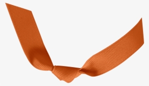 Kevinandamanda Ribbon Knot Orange - Construction Paper