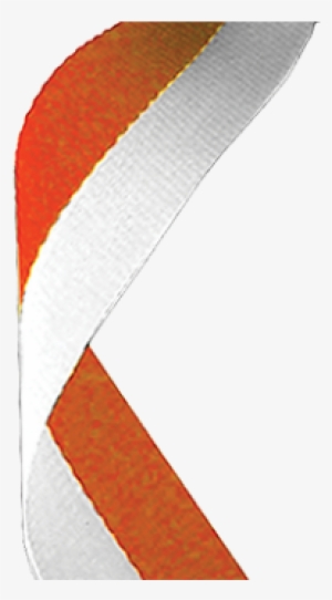 Orange/white Woven Ribbon - Black And White Ribbon