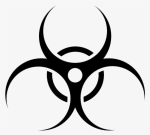 Biological Hazard Sign Png Clipart - Biohazard Symbol