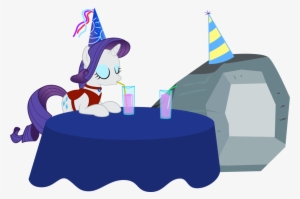 Fuzzywuff, Drink, Hat, Party, Party Hat, Rarity, Safe, - Cartoon