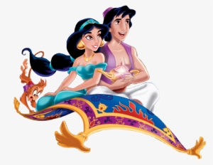 Aladdin Alladin E Jasmine 4 Png - Aladdin Magic Carpet Png