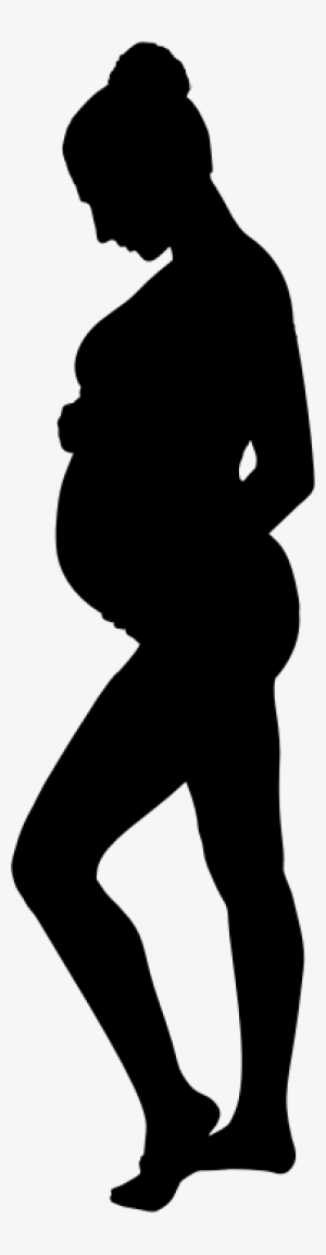 Medium Image - Silhouette Pregnant Woman Png