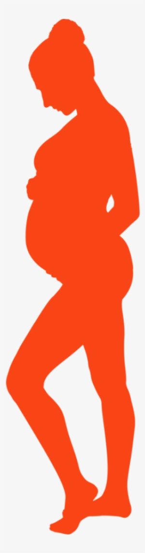 Silhouette Of Pregnant Woman - Full Body Pregnant Woman Silhouette