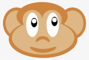 Snout Monkey Curious George Animal Face - Clip Art