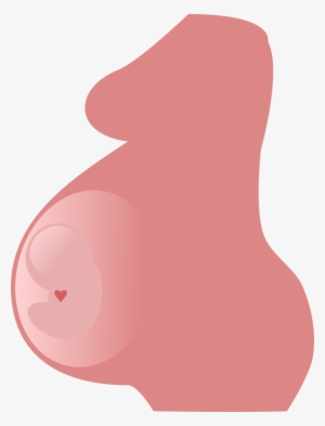 Vector Online - Clip Art Pregnant Belly