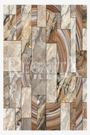 Ceramic 250x375 Glossy / Polished Elevation Tiles Rc - Plank