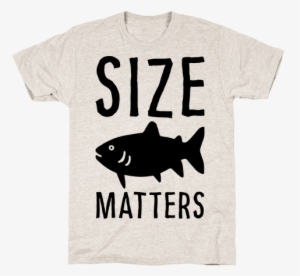 Size Matters Fishing Mens T-shirt - Posters On Saving Animals