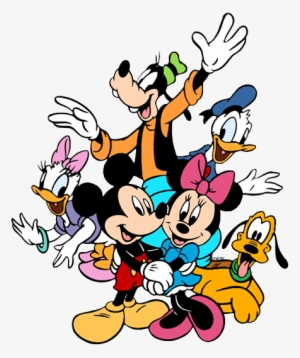 Mickey And Friends Clip Art - Mickey Minnie Donald Goofy Pluto