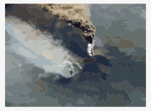 Medium Image - Anonymous - Mt. Etna Eruption Seen From The International