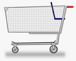 Shopping Cart Supermarket Shopping Centre Grocery Store - Big Shopping Cart Clipart